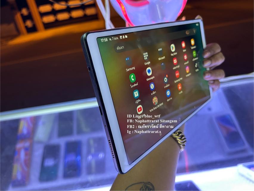 Samsung Tab A7 Lite ใส่ซิมโทรได้ 4Gจอ8.7นิ้ว Rom32 Ram3 Android14โหลดได้ทุกแอพ ปกติ ได้ทุกซิม 6