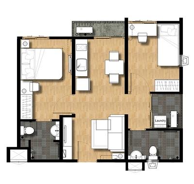 Condo for Rent iCondo Sukhumvit 105 8