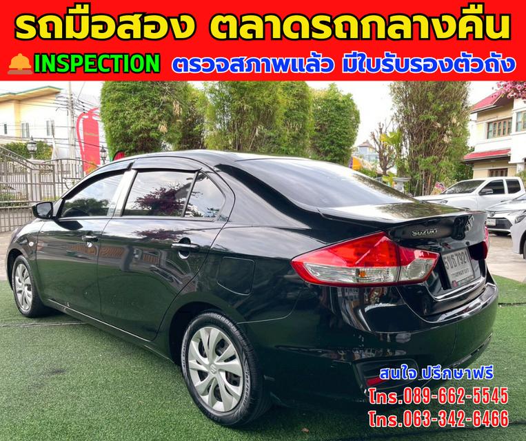 🚘ปี2021 Suzuki Ciaz 1.2  GL ติดแก็ส LPG  ⭐ไมล์แท้ 51,xxx กม. 📌เกียร์ธรรรมดา  ✨ประหยัดน้้ำมัน  ⚙️เครื่องเบนซิน ติดแก็ส LPG ถังโดนัท  4