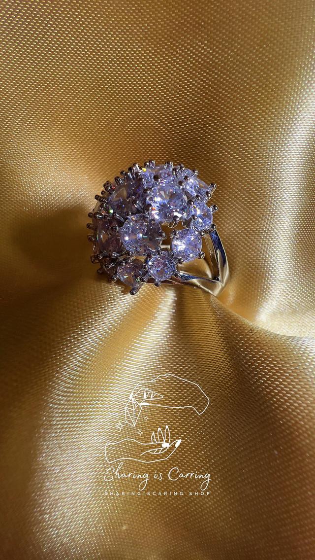 แหวนแฟชั่น เพชรแฟนซี CZ สวยน่ารักกกมาก แบบ บริดเจอตัน ราคา ฿3,590.- บาท รวมส่ง Bridgerton style