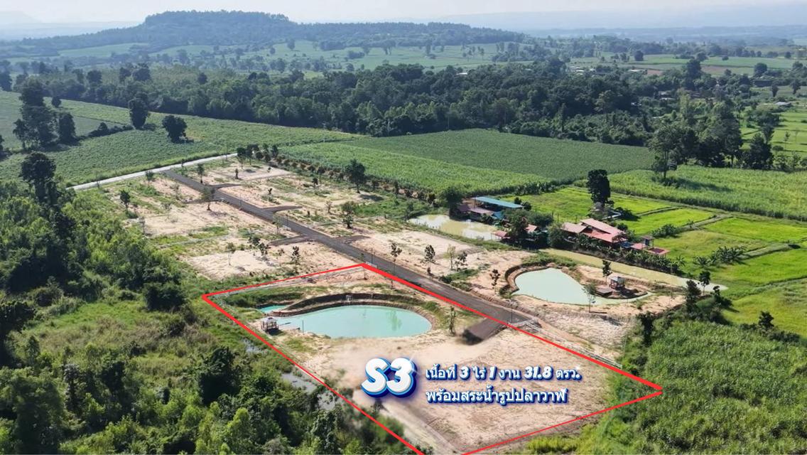 แปลงสุดท้ายแล้วนะ ที่ดิน วิวภูเขาวังน้ำเขียว เนื้อที่ 3 ไร่ 1 งาน 31.8 ตรว. พร้อมสระน้ำรูปปลาวาฬ ปักธงชัย โคราช 1