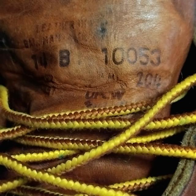 Red Wing 204 Leather SuperSole  SIZE  14B Vintage Red Wings  เป็นทรง Moc Toe รูปที่ 2