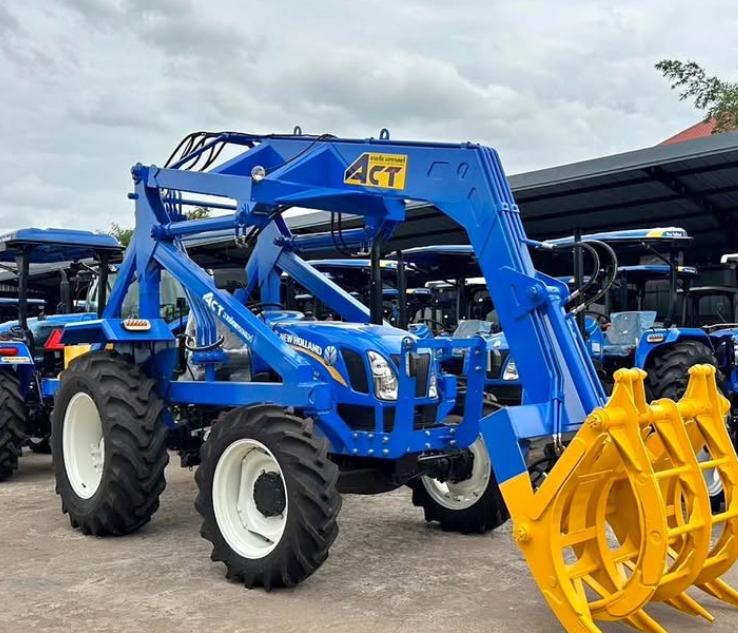 2024 New Holland TT3.50Plus ติดเครื่องคีบอ้อย