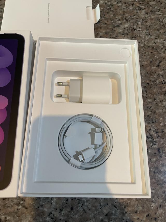 ขายiPadMini6สีใหม่Purple256กิ๊กสูนTrueยกกล่องอุปกรยังไม่แกะไร้รอยตกใดๆใช้งานดีถูกๆ 7