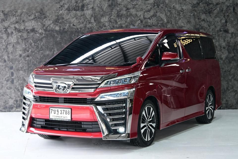 (แจ้งรหัสรถ JRS3788) ❤️‍🔥 TOYOTA VELLFIRE 2.5 ZG EDITION สีแดง ❤️‍🔥📅 ปี 2018