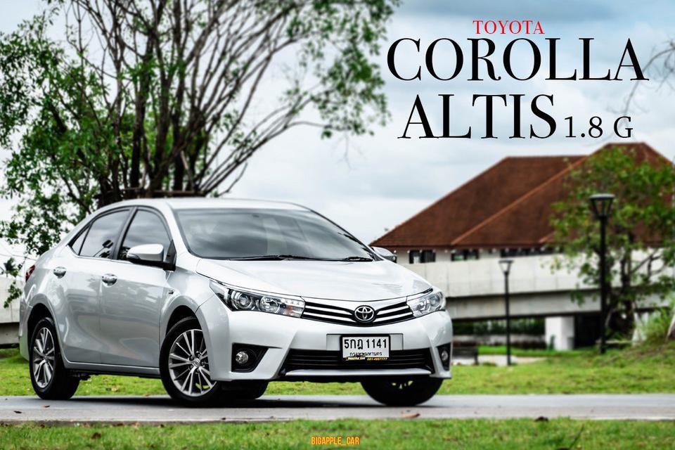 Toyota Altis 1.8 G ปี 2016 สีเงิน 1