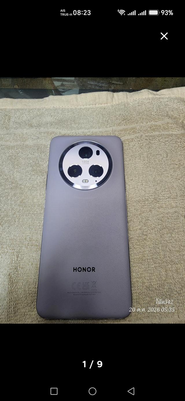ขาย HONOR Magic 5 Pro (ram 12+12GB rom 512GB) สีม่วง สภาพสวยกริ๊บ ไร้ริ้วรอย เหมือนมือหนึ่ง รูปย่อยที่ 4