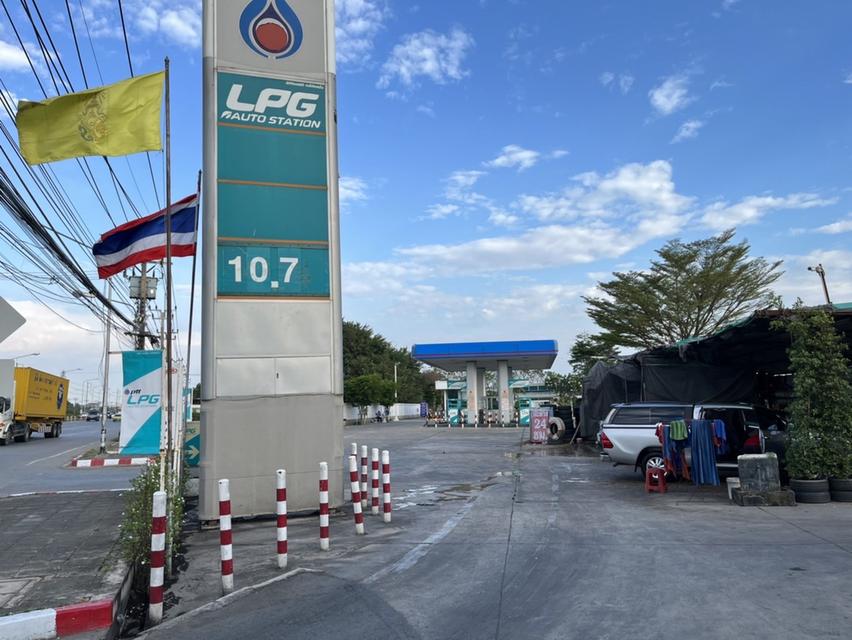 ขายที่ดิน+กิจการปั้มแก๊ส LPG ปตทเนื้อที่ 1 ไร่ 2 งาน ถนนสุวินทวงศ์ขาเข้ากรุงเทพ ติดถนนใหญ่ หน้ากว้าง 50 เมตร 1