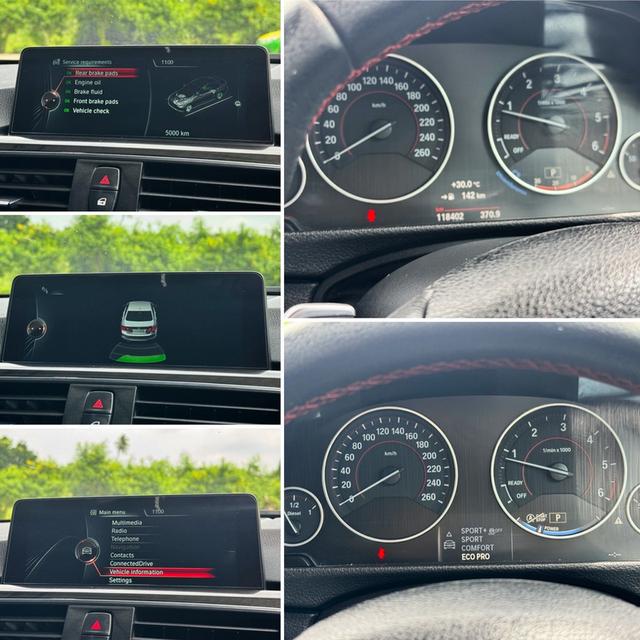 รหัสรถ AVA4364 🎉 BMW 320d Sport ตัว Lci แล้ว รุ่น top สุด (ดีเซลล้วน) F30 ปี 2017  16