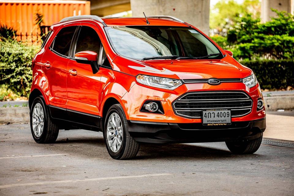 Ford EcoSport 1.5 Titanium Sunroof ปี 2015 สีส้ม ไมล์แท้เพียง 90,523 Km. 3