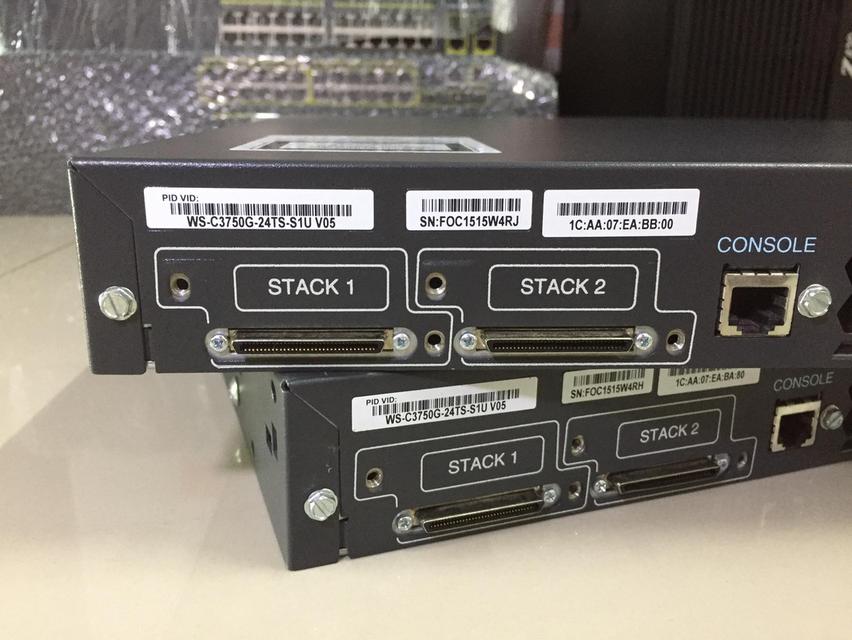 Cisco Catalyst 3750G-24TS-S1U (ciscoมือ2) 3