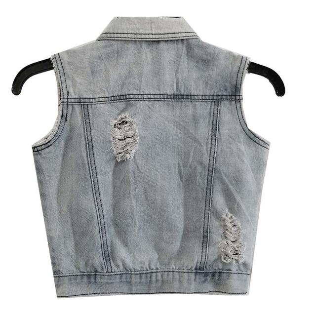 กั๊กยีนส์ เท่สุด ๆ งานหายาก ไซส์ S มีกระเป๋าอก+ข้าง ผ้านุ่มใส่สบาย พร้อมส่ง ไม่ต้องรอ