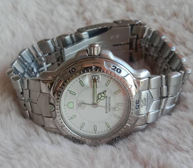 12.TAG HEUER S6000 Professional Men size ระบบ Quartz หน้าปัด 36 mm พร้อมกล่องแท้+คู่มือ