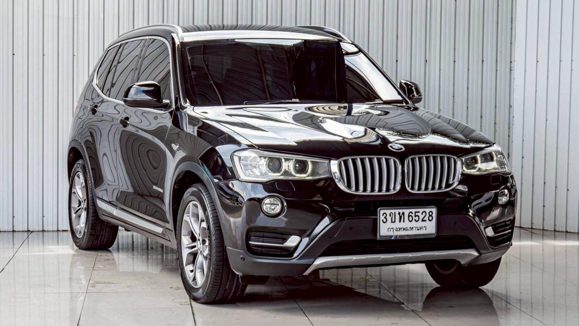 BMW X3 2.0d HIGHLINE ปี 2015 สีดำ โฉม F25 ปี10-18