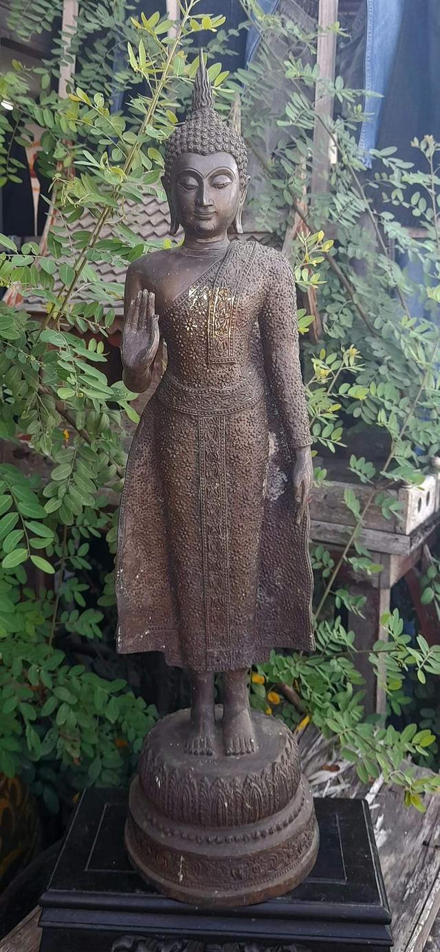 พระพุทธปางห้ามญาติ วัดบวรนิเวศวิหาร ปี2509 เนื้อสำริด ประจำวันจันทร์ พระบูชาปางห้ามญาติ