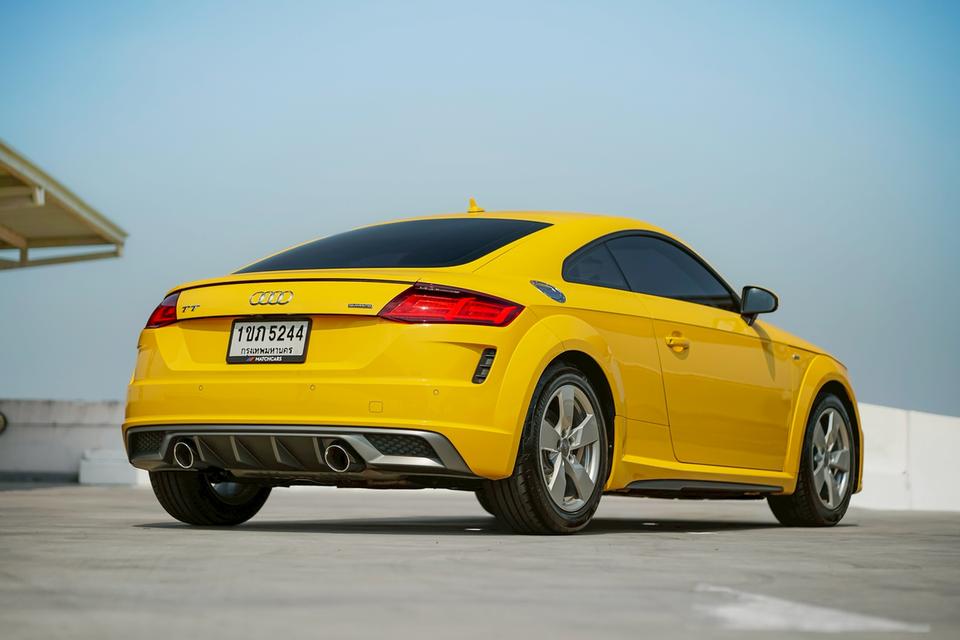 Audi TT Coupé 45 TFSI quattro S-line ปี 2019 สีเหลือง Vegas Yellow Solid= รูปที่ 6