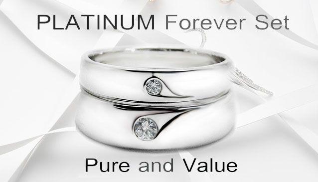 Finejewelthai.com แหวนแต่งงานแพลทินั่ม Platinum950 พร้อมใบรับรอง