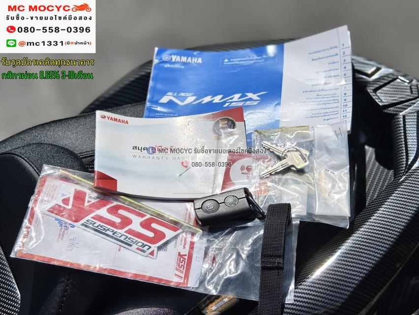 Nmax 2022 วิ่ง10000โลแท้ รุ่นTOP Yconnect ABS TCS รถบ้านแท้มือเดียว กุญแจบุคเซอวิสครบ แต่งแน่นๆ No1155 18