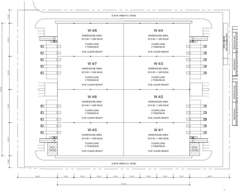 🕋ให้เช่าโกดัง-คลังสินค้า 14,000 ตรม. นิคม 304 ศรีมหาโพธิ์ ปราจีนบุรี #ผังสีม่วงลาย 🟪 17