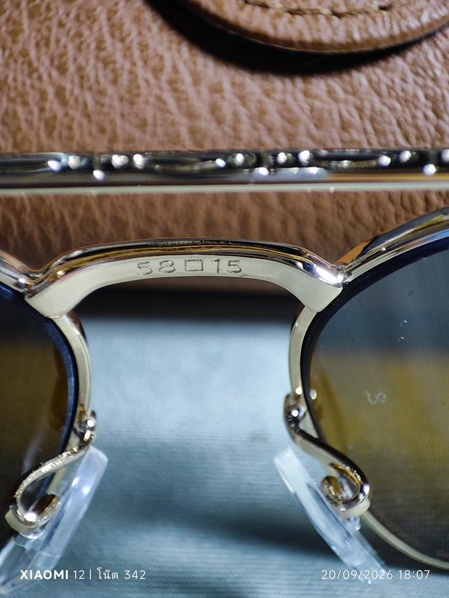 แว่น RayBan New Caravan ของแท้ (รหัสRB3636 9196/G5) กรอบสี Legend Gold สลักลายละเอียดพิเศษ(เลนส์สีน้ำตาล Chromance/Polarized) รูปที่ 6