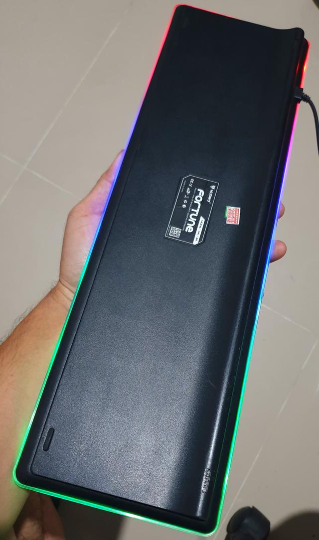 แป้นพิมพ์ NUBWO nk32 RGB Gaming สภาพดีใชงานปกติติดทุกปุ่ม 230฿ รวมส่งหรือนัดรับได้ครับ ของอยู่แสมดำ บางขุนเทียนใกล้ๆกับโรงเรียนบางขุนเทียนศึกษา รูปที่ 5
