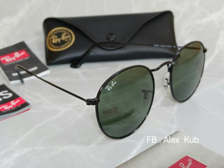 แว่นตาดำ Ray-Ban Roundmetal  3