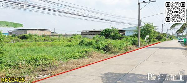 ขายที่สร้างโรงงานทุกประเภท 66 ไร่ สีม่วง สมุทรสาคร พื้นที่กว้างด้านใน เทรลเลอร์สะดวก ระบายก็สะดวก – KK1949S 3
