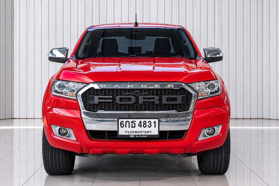 #FORD RANGER, 2.2 XLT ปี 2017 สีแดง โฉม HI-RIDER DOUBLE CAB- เครื่องยนต์ดีเซล 2.2 รูปที่ 3