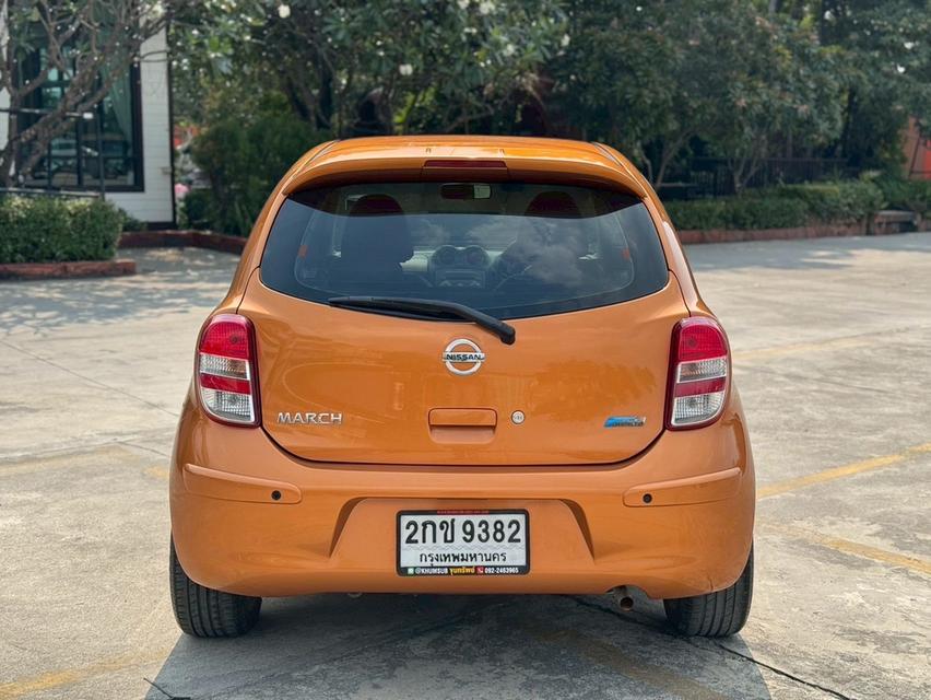 Nissan March 1.2E ปี2013 AT สีส้ม รูปที่ 5