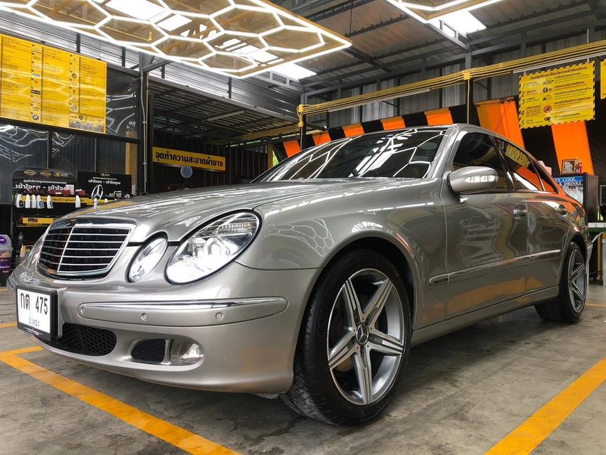 W211 e220 CDI diesel ปี2005 ฝาดำ  ไมล์169,000โล ไฟหน้าxenon ตัวelegance กันชนรอบคันคิ้วโครมเมี่ยม มีparktronic (เซ็นเซอร์กันชนหน้าหลัง ) 6