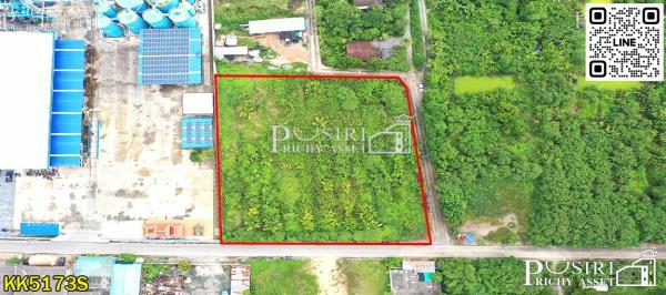 ขายที่สร้างโกดัง 3.5 ไร่ โดดเด่น ลงตัว หน้ากว้าง 68 เมตร ติดถนน 3 ด้าน ซื้อไว้มีแต่ขึ้น เพียง 1 นาทีจากถนนสายใยรัก - KK5173S 4