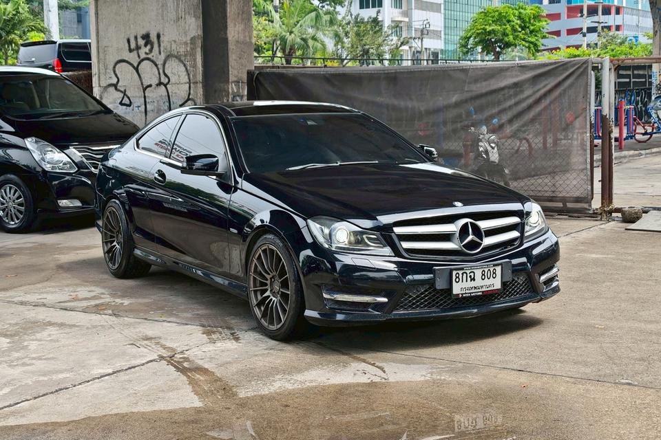 Mercedes-Benz C180 CGI Coupe AMG W204 AT ปี 2013 รถมือสอง ขายถูก 3