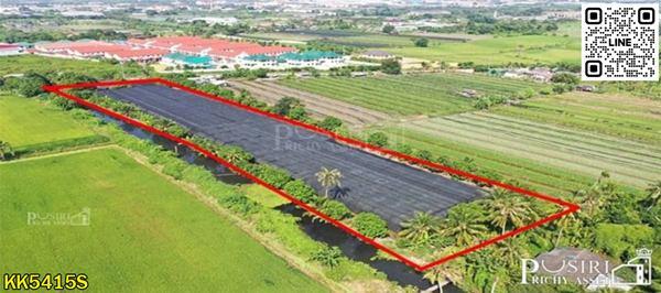 ซื้อทำกำไร + สร้างมูลค่าเพิ่มได้มากกว่าเท่าตัว กับที่ 6 ไร่เศษ ใกล้โครงการถนนตัดใหม่กัลปพฤกษ์ – พุทธสาคร - KK5415S 2