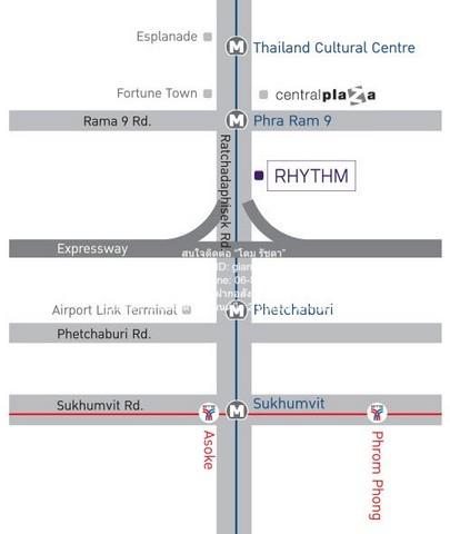 condo. ริทึ่ม อโศก 2 Rhythm Asoke 2 28 ตรม 18000 BAHT ไม่ไกลจาก MRT พระราม 9 ทำเลสวย เป็นคอนโดหรูที่มีการตกแต่งภายในใหม่ 2