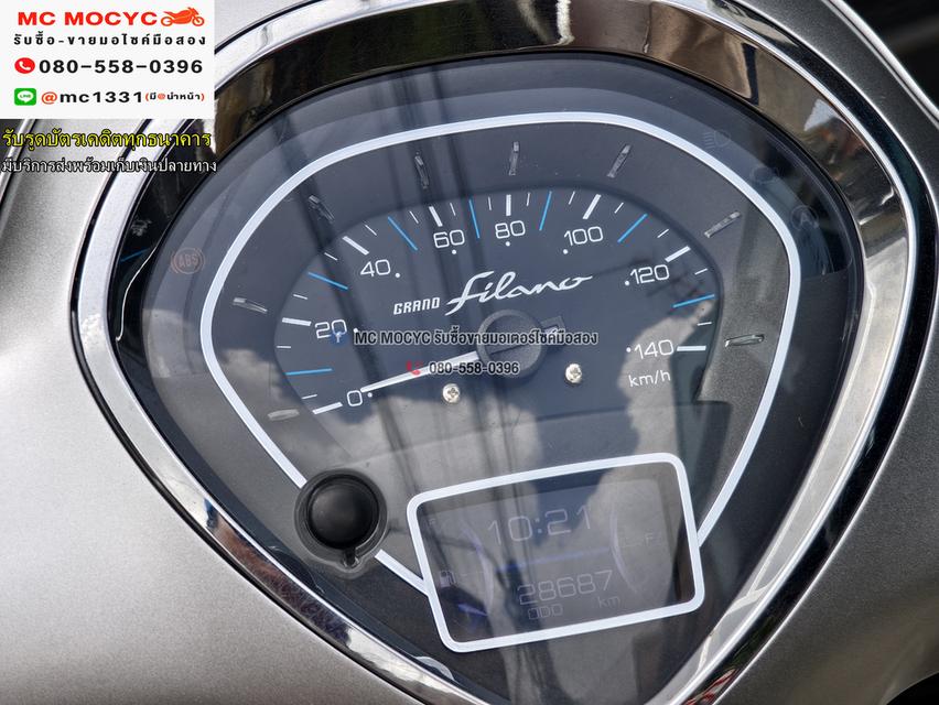 Grand Filano Hybrid 2018 เครื่องท่อเดิมเสียงเงียบ ใช้งานได้ปกติ มีเล่มเขียวชุดโอนให้ครบ NO1195    6