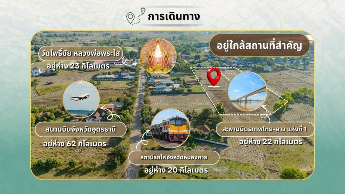 ขายที่ดินเปล่า 2 แปลงติดกัน 8ไร่ 1งาน 62 ตร.ว. ติดถนนคอนกรีต ทำเลทอง ท่าบ่อ หนองคาย 6