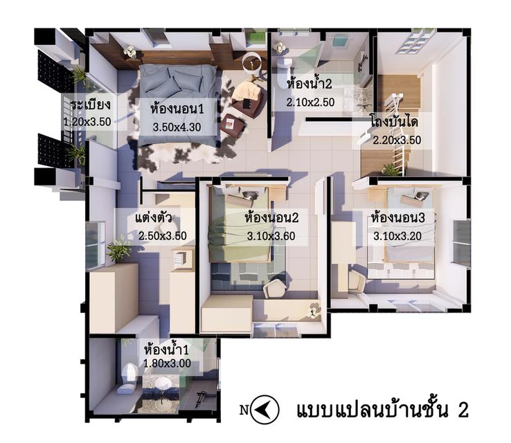 ขายบ้านเดี่ยว 2 ชั้น ใหม่  พร้อมสำนักงาน 16