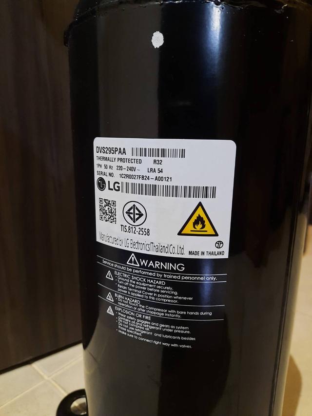 คอมเพรสเซอร์แอร์ ยี่ห้อ LG ขนาด 30,000 BTU  2