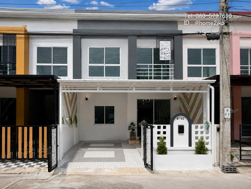 หมู่บ้านเพ็ญศิริ 4 เลียบวารี หนองจอก บ้านรีโนเวทใหม่ ต้นซอย โซนหนองจอก 2