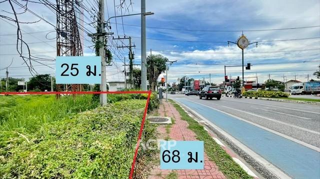 ขายที่ดินถนนคันคลอง ใกล้สี่แยกราชพฤกษ์เชียงใหม่ แปลงมุมถนน 2