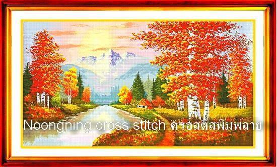 ร้าน Noongning Cross stitch ครอสติสพิมพ์ลาย จำหน่ายอุปกรณ์ครอสติส ภาพติดเพชร1533 6