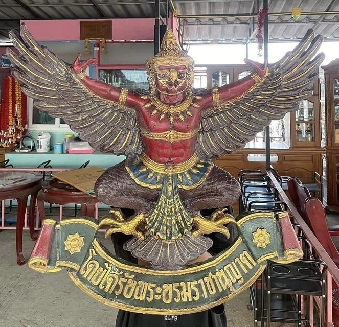 พญาครุฑแขวนผนัง ขนาด70ซม ครุฑหน้าเทพบุตร 7