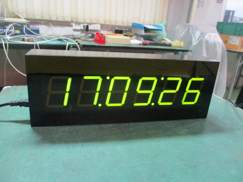 นาฬิกา ตัวเลขสูง 3 นิ้ว รุ่น 306 Digital clock นาฬิกาดิจิตอล นาฬิกาโรงงาน นาฬิกาขนาดใหญ่ นาฬิกาแขวนผนัง นาฬิกาจับเวลา