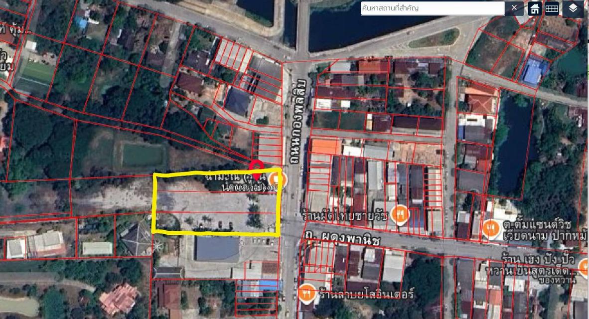 ที่ดินแปลงใหญ่ 2 แปลงสุดท้ายกลางเมืองร้อยเอ็ด ชั้นใน 14