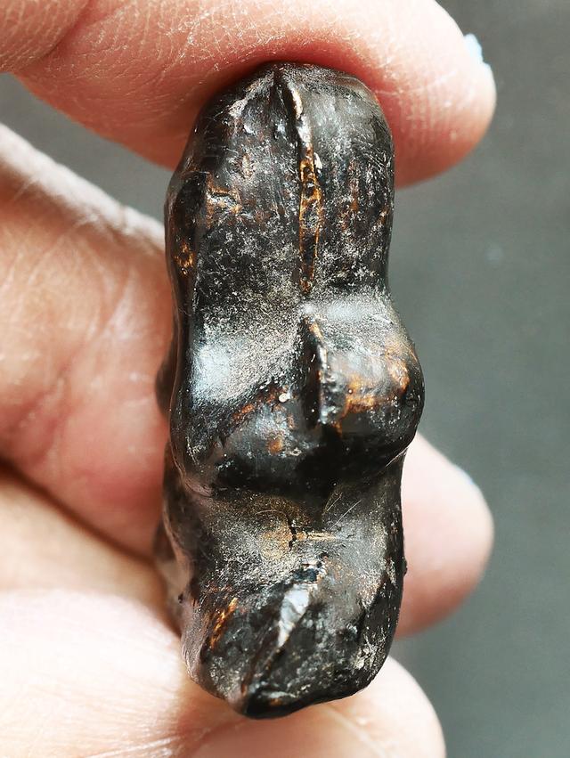 พระปิดตาหลวงพ่อทองสุข วัดสะพานสูง พิมพ์ตะพาบ....เก่า เนื้อจัดๆ 8