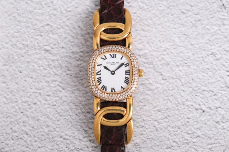 Patek Philippe Golden Elipse 18K Gold Diamond 4