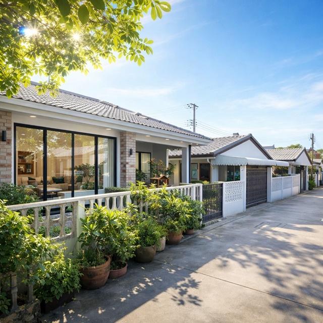 เปิดซิง! บ้านใหม่ แอร์ใหม่ 3ตัว 50 ตรว. บางนา-ตราด49-55 200 ตรม. จอดรถ3คัน สนามบินสุวรรณภูมิ เมกาบางนา โลตัสบางนา ขนาดให 4