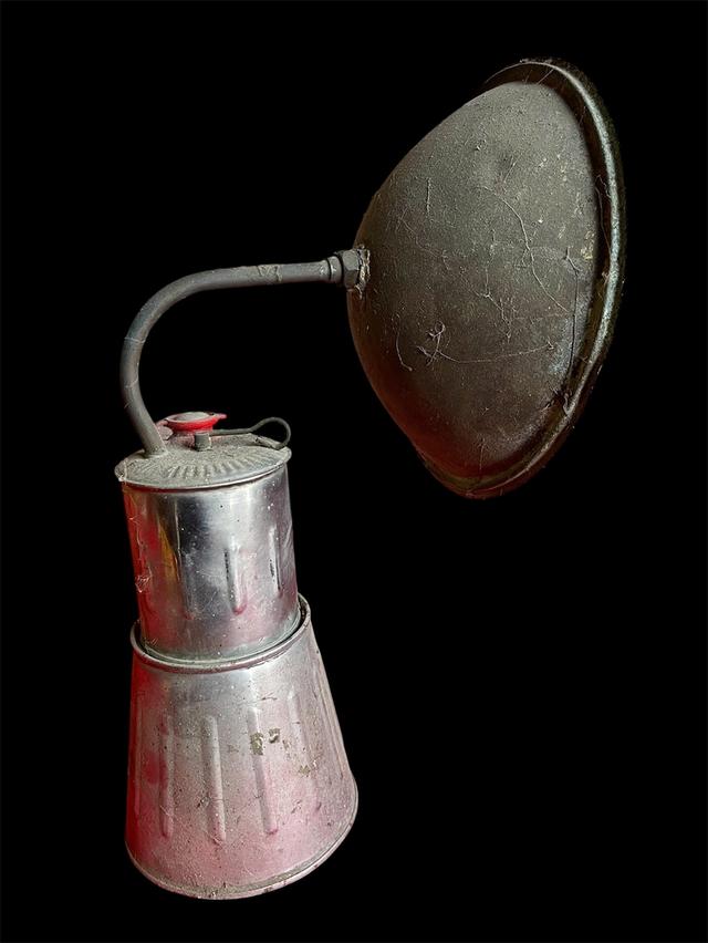 ตะเกียงโบราณ ตะเกียงแก๊ส Carbide Lamp แบบดั้งเดิม อายุหลายสิบปี รูปที่ 2