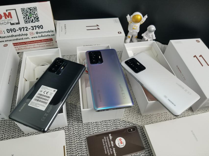 ขาย/แลก Xiaomi 11T Pro 5G 8/256 ศูนยไทย ประกันศูนย์ สวยมาก Snap888 แท้ ครบยกกล่อง เพียง 14,900 บาท  1