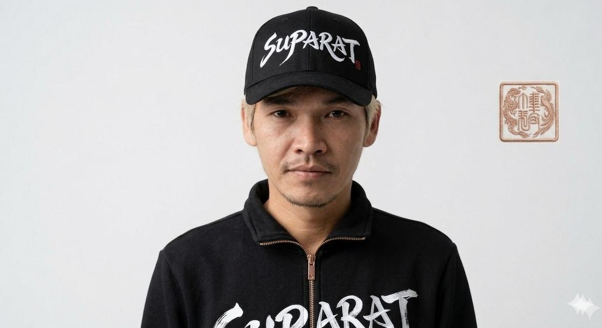 เสื้อแบรนด์ SUPARAT /SET หมวก รวม เสื้อ รูปที่ 3